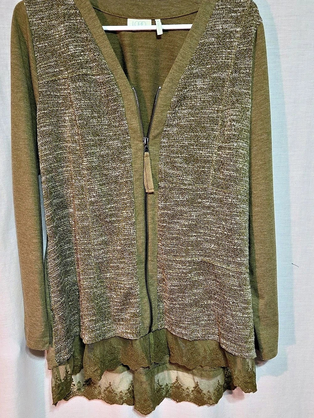 Lounge Olive Long Sleeve Top